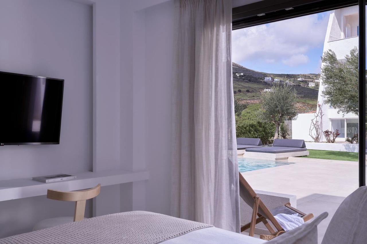 Isida Andros Otel Áyios Pétros Dış mekan fotoğraf